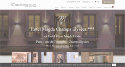 Desktop Screenshot of paris-hotel-magda.com
